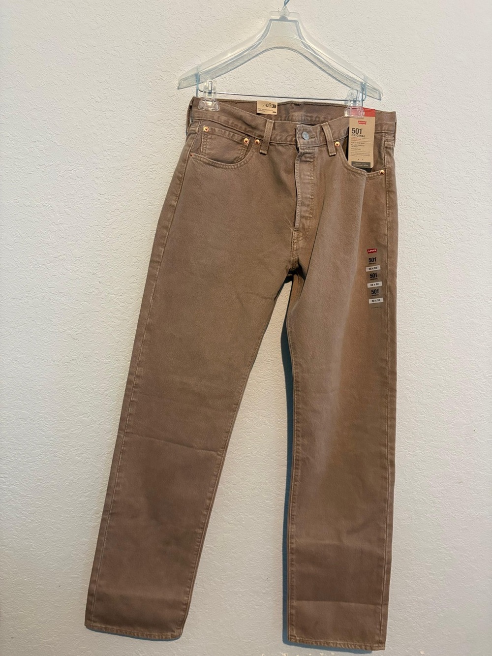 Levi's Straight Leg Jeans in Brown - Picture 2 of 8